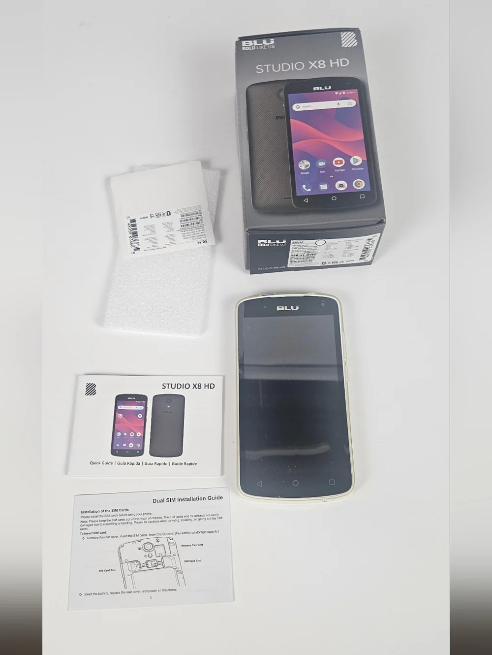 BLU Studio X8 HD Smartphone - Black